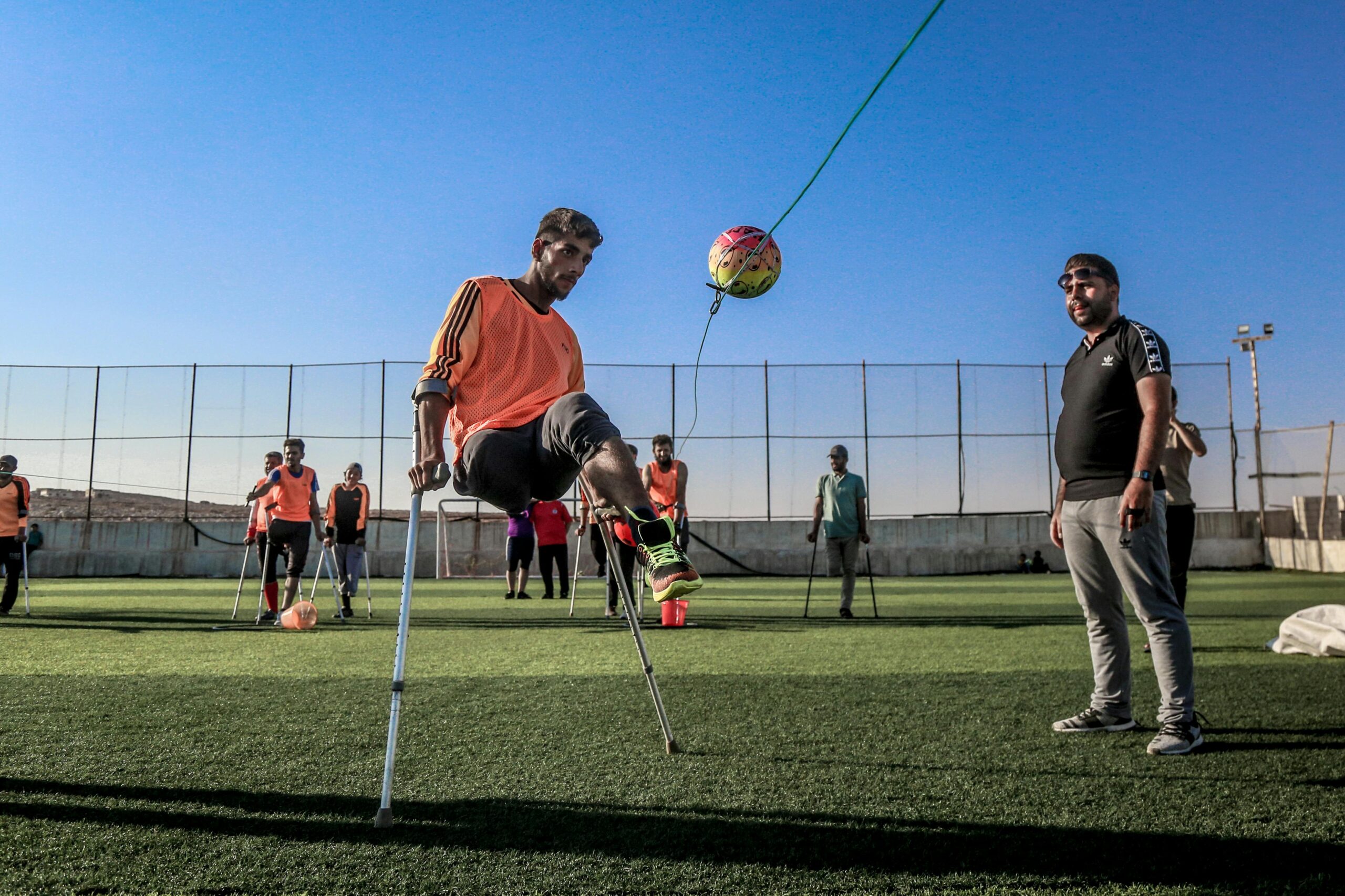 Men Playing Soccer